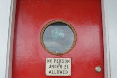 The only thing that's changed at Dick's Bar is the color of the door.