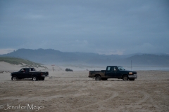 Sometimes people get stuck in the sand.