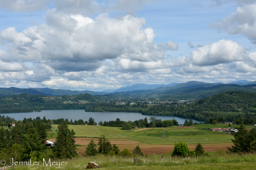 Couldn't get enough of this view, even with clouds.