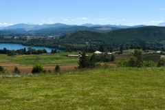 Our campground was at the top of this hill.