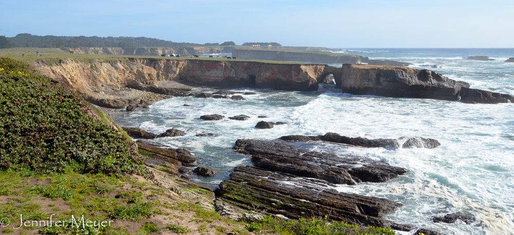 Driving away from the lighthouse, we noticed...
