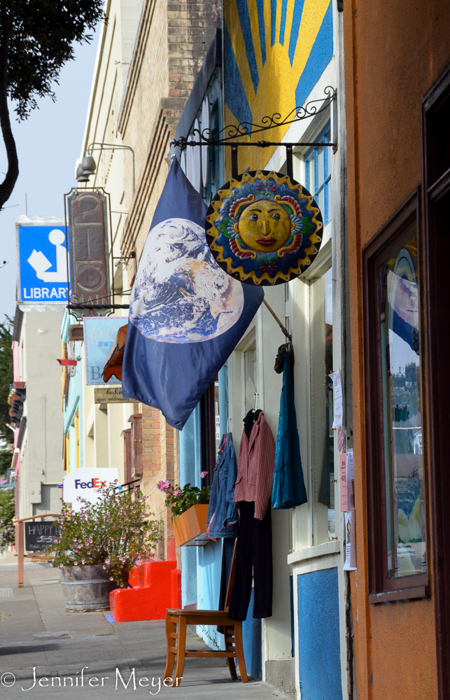 There's not a lot to downtown Port Arena, but it's sweet.