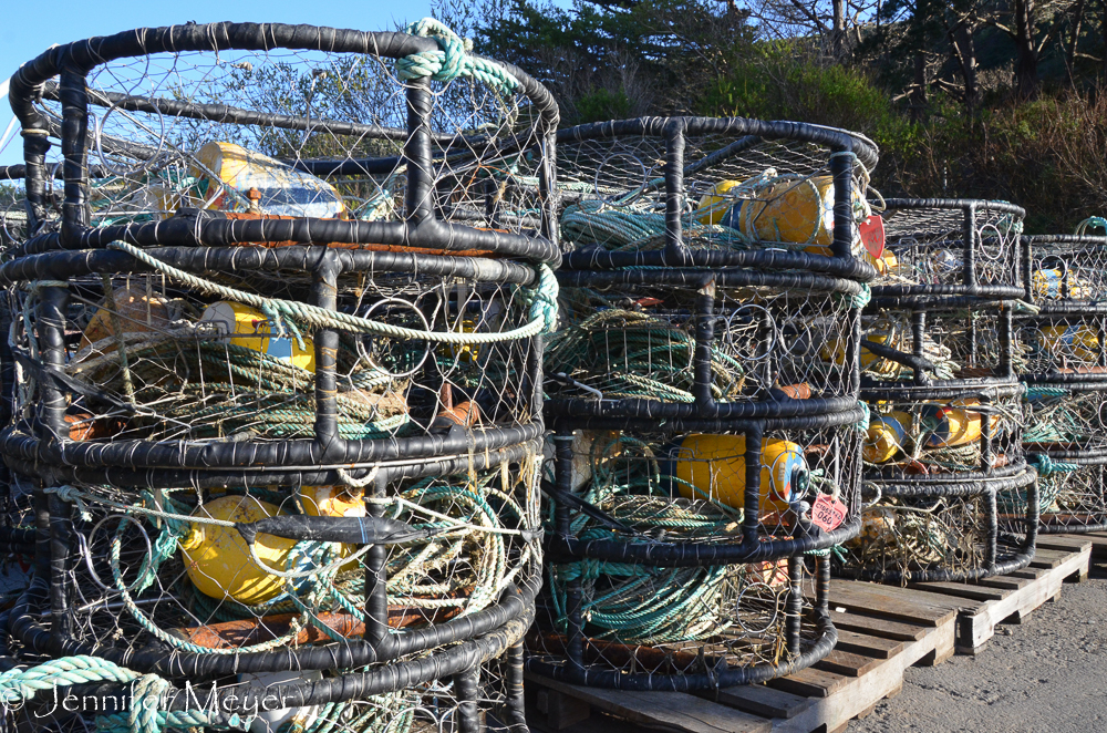 Crab traps.