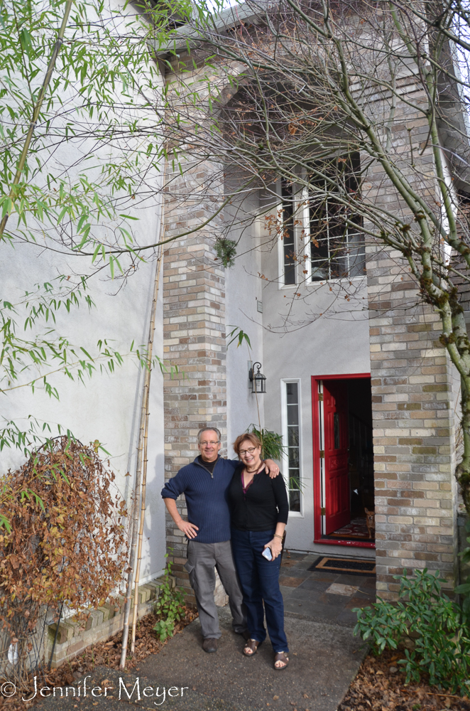 Sherry and David just moved to Clackamas (outside of Portland) from Mill Valley.
