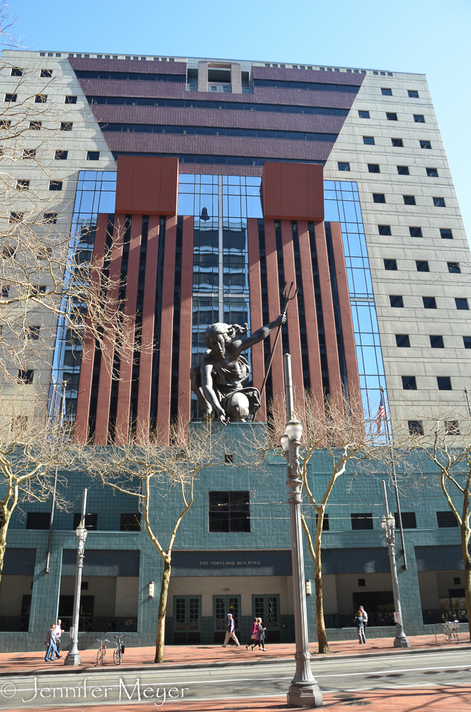 The Portland Building was once named "the ugliest building in the U.S."