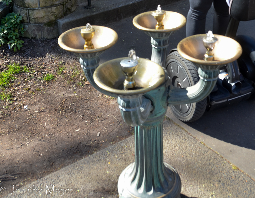 Benson added "Benson Bubblers" all over the city in the 1800s to keep loggers from going to bars on their lunch breaks.