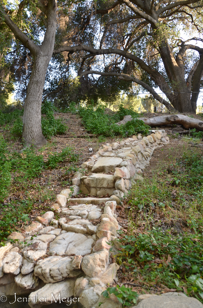 Stone path.