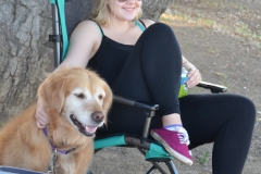 Resting up back at camp.