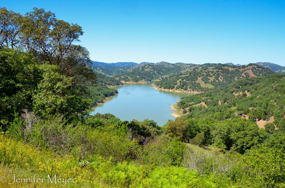 We drove by Lake Sonoma on our way back to Port Arena from Cloverdale.