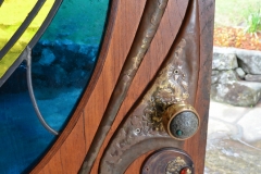 Jewel-studded doorknob on the inside.