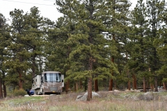 We got a great site overlooking a meadow.