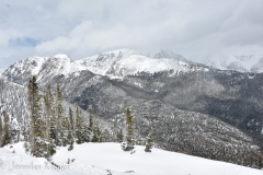 The clouds lifted enough to get a view.