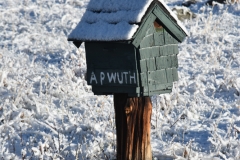 Mailbox for a resident.