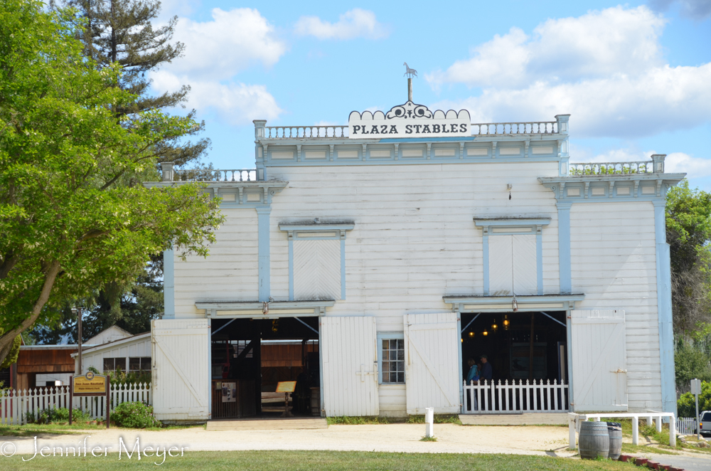 The stables are now part of the museum.
