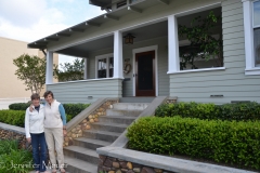 We went to see Claire and Marsha's friends and their new house.