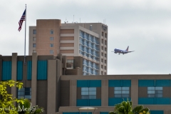 In San Diego, the planes fly so close to buildings into the downtown airport.