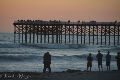 The Pacific Beach pier.