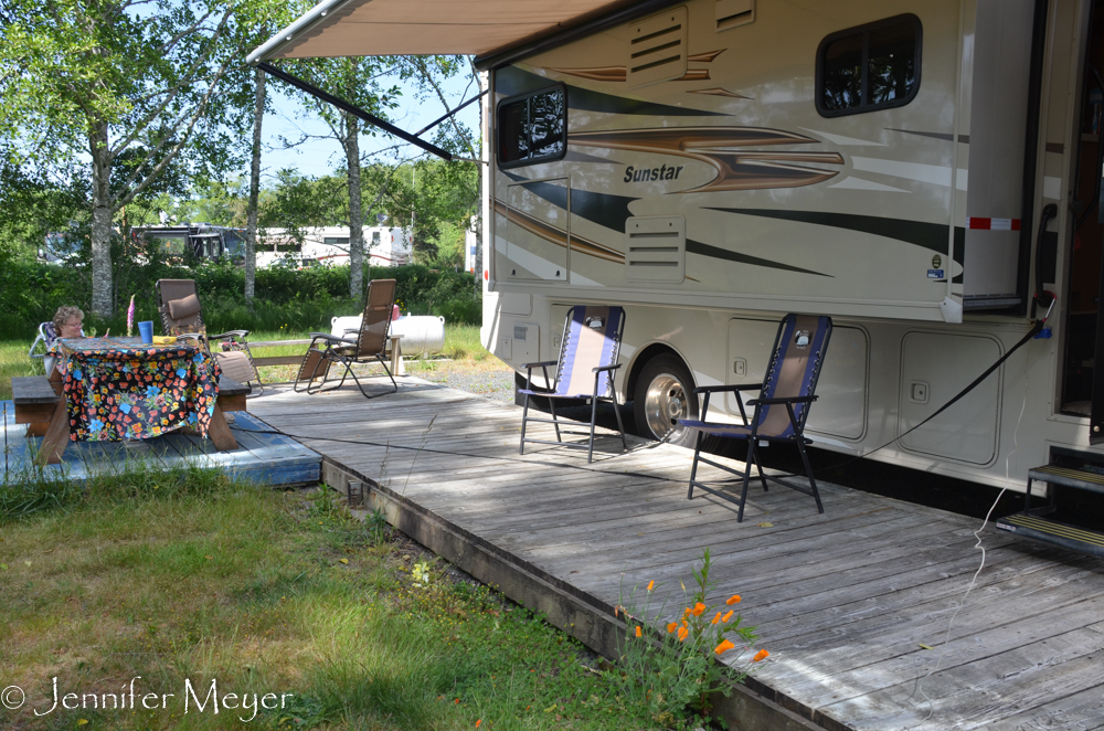 We got Site 24 with built-in decking.