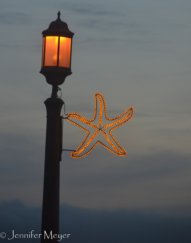 Seaside lights.