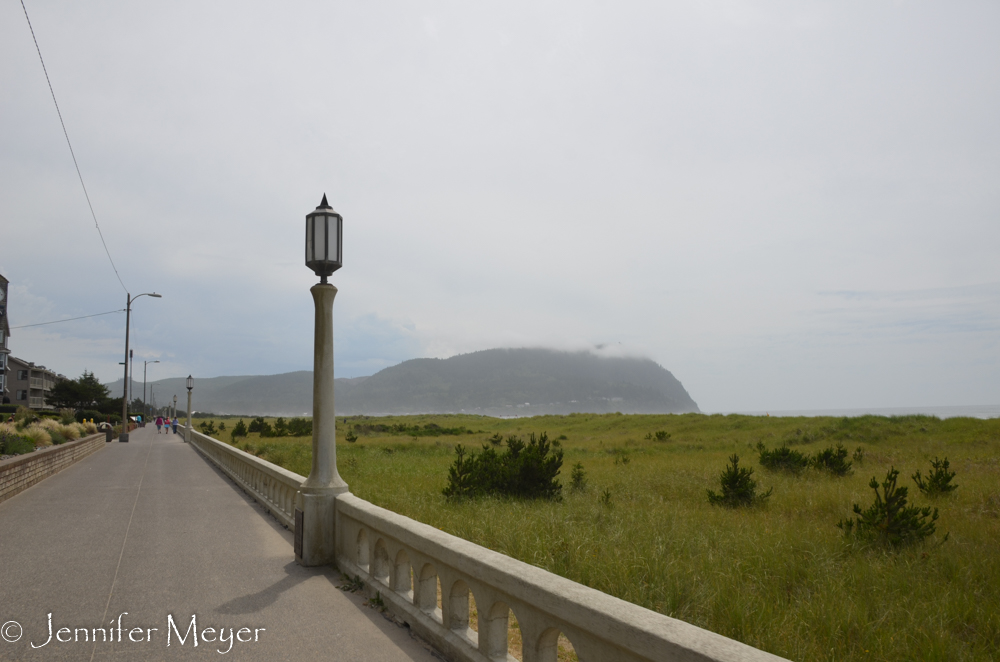 The promenade goes for several miles.