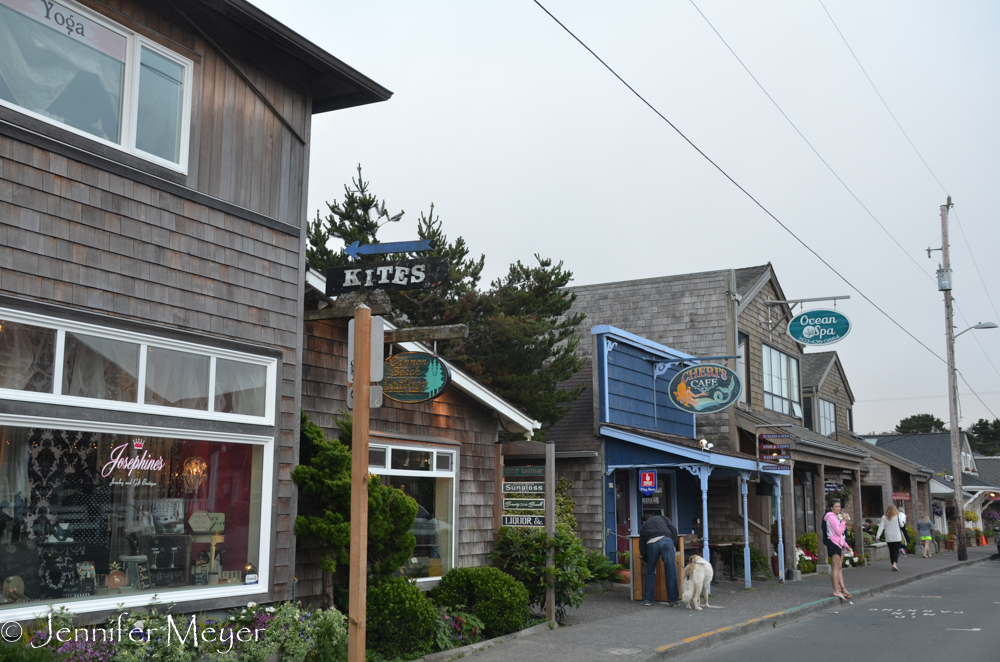 After dinner, we drove to nearby Cannon Beach.