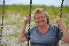 Never too old for swinging.