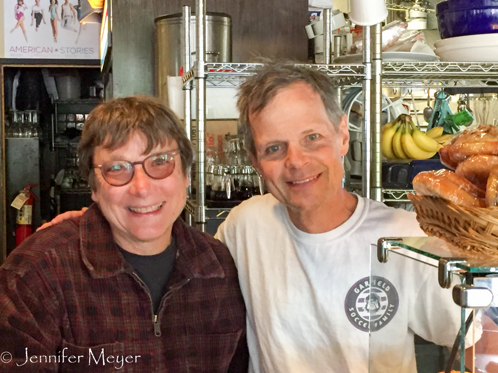 My friend Sooze's brother Dick owns the cafe.