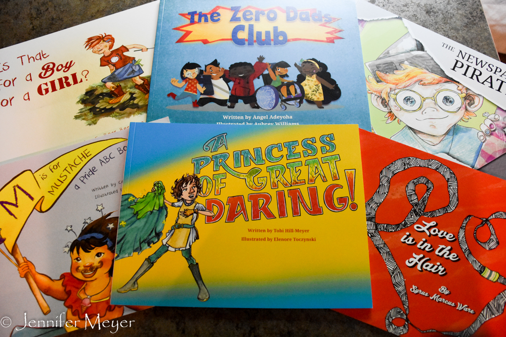 Tobi has a children's book published as part of a series.