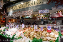Pke Place Fish Company is famous.