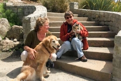 A man vacationing from San Diego took this photo of us.