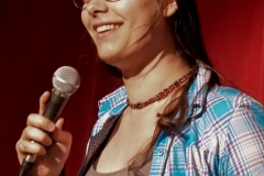 Tobi did some stand-up comedy.