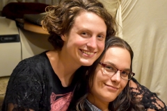 Tobi and her friend Hollis.