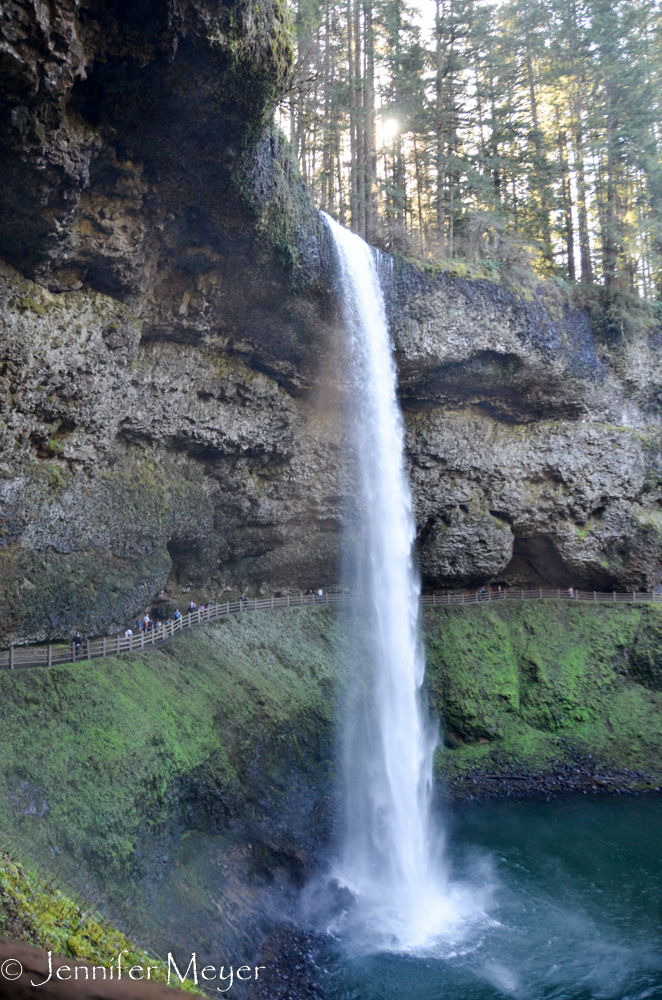 The South Falls are quite famous.