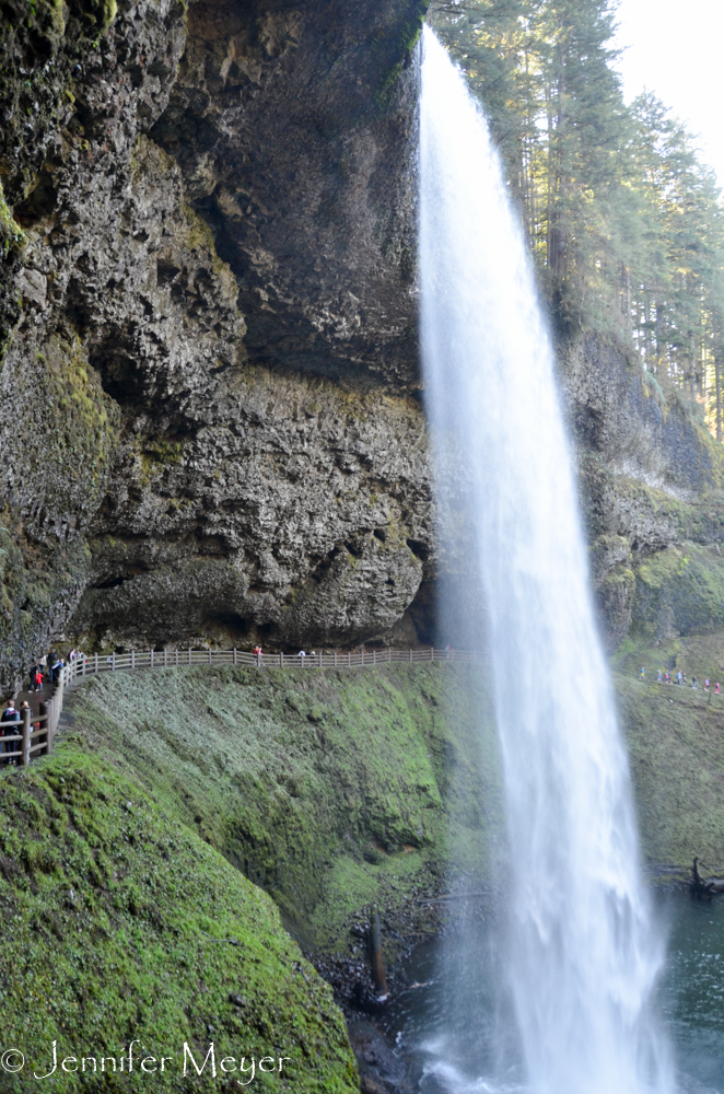 Known for the hiking path behind them.