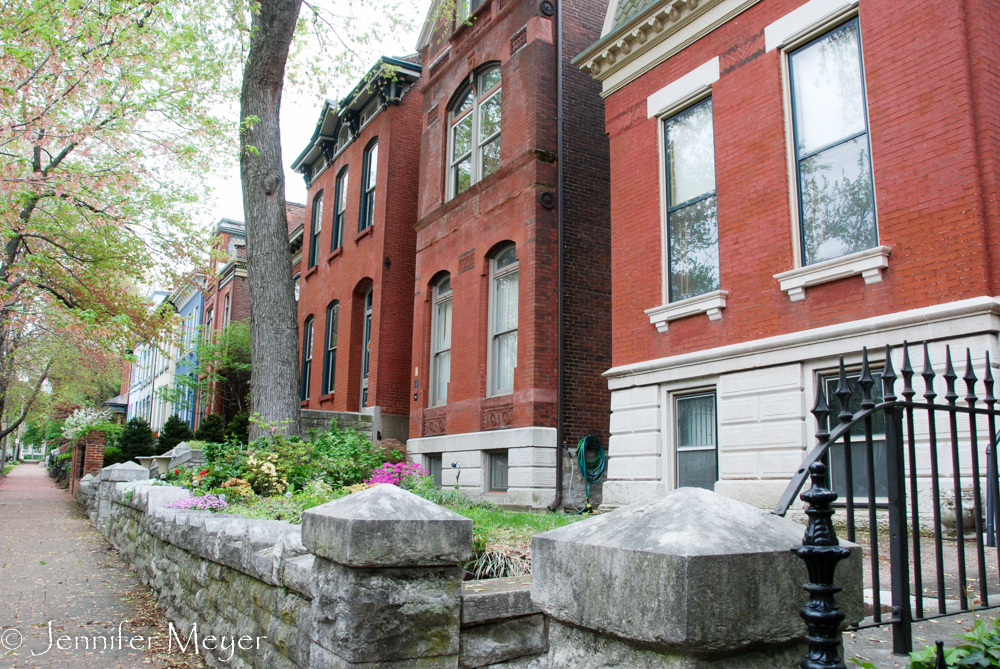 Back then, almost all the houses on the block were boarded up.