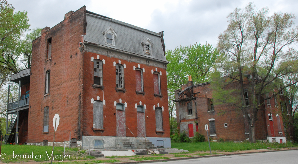 So many neighborhoods in St. Louis have fallen into complete disrepair.