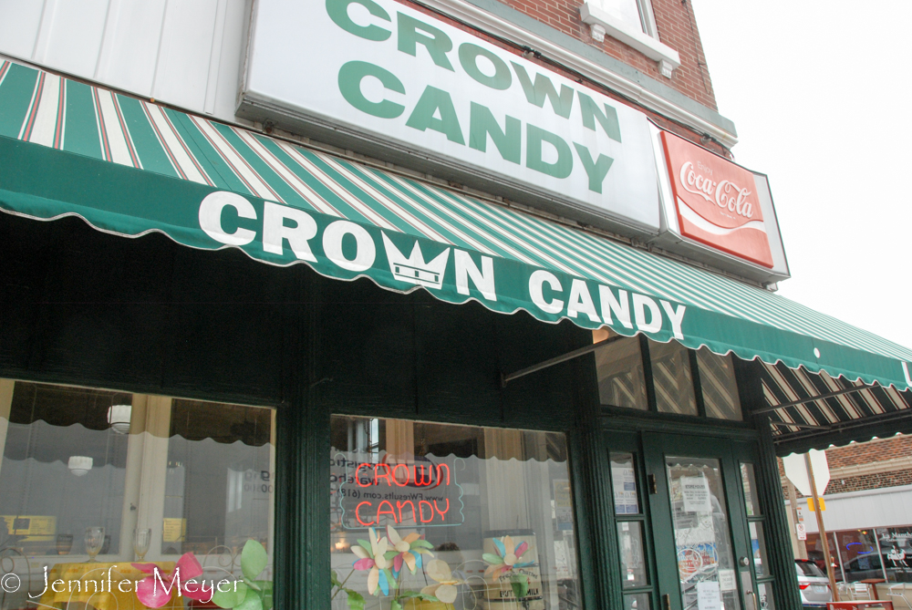 Werner took us to Crown Candy for lunch.