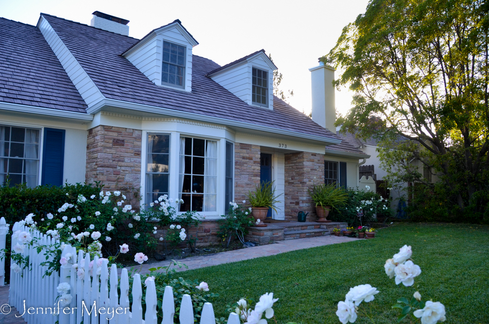 The Steins' new house in Brentwood.