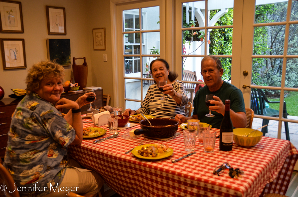 They fed us well during our stay.