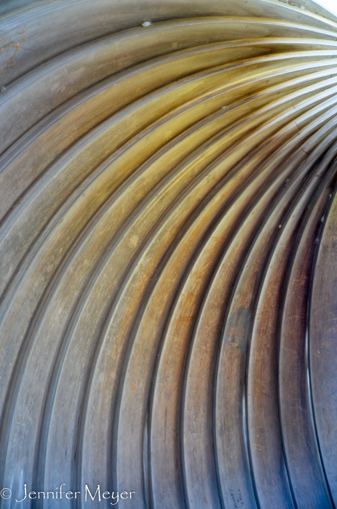 It's actually made of wood.