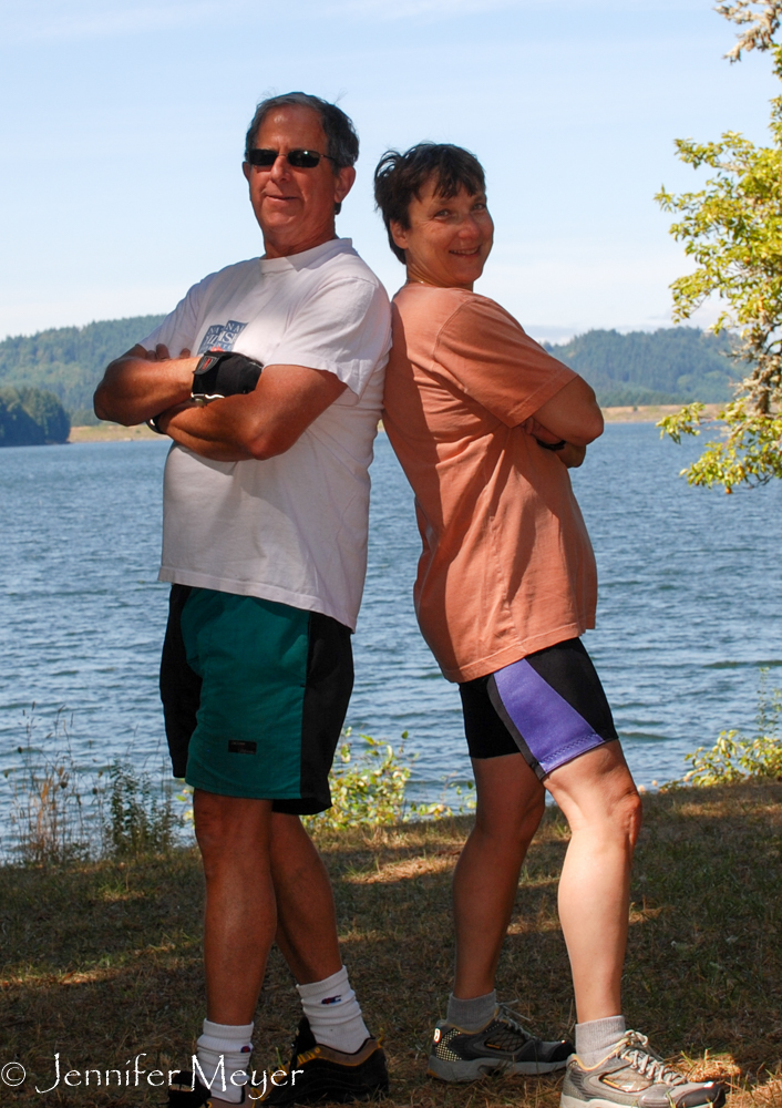 Dick and I were biking buddies.