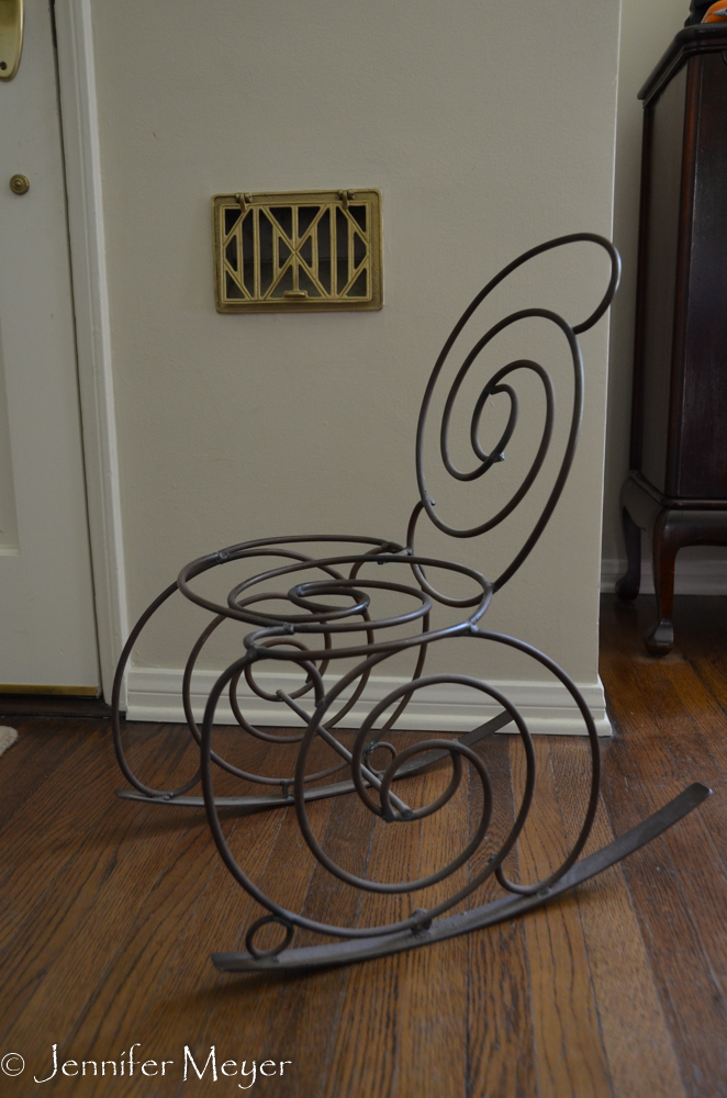 Rocker art, and their art nouveau mail slot.