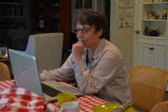 In the morning, I worked on the blog a bit.