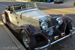 Their neighborhood is the kind of place you can park a car like this on the street...