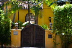 There are incredible houses on the street, as well.