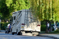 We were able to park Bessie right out front.