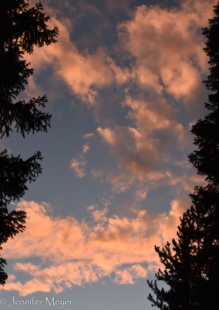 Beautiful post-sunset sky.