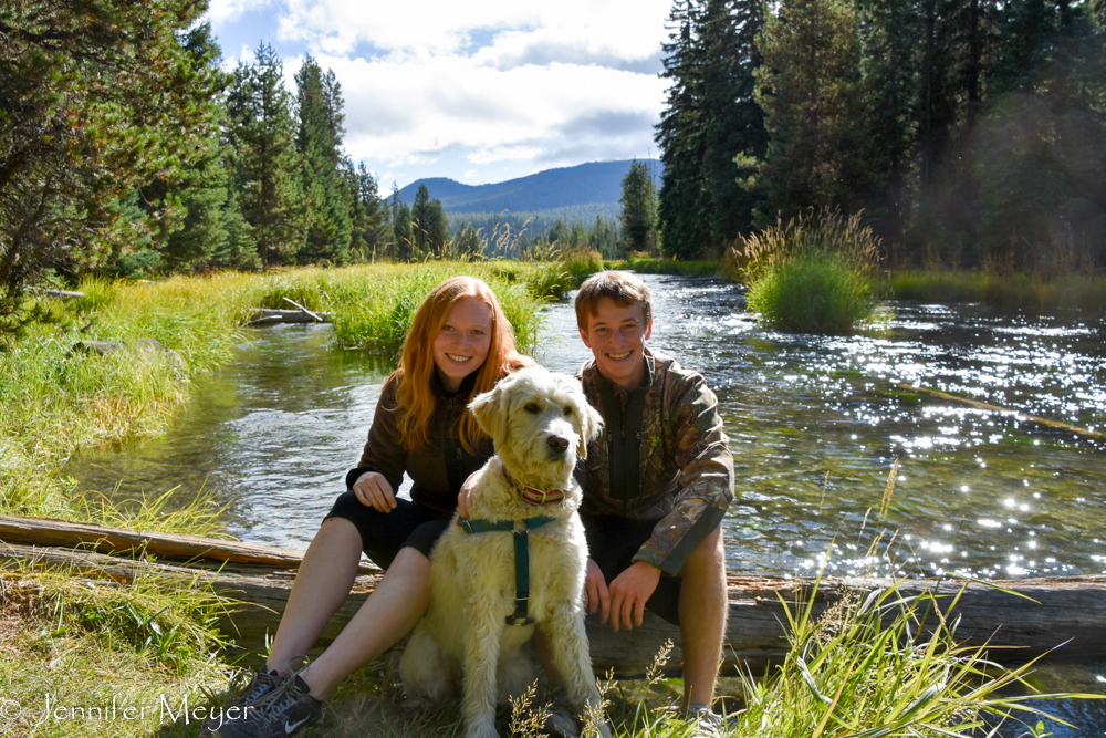 Cody and Sarah with Walker.