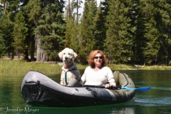 Cindi blew up our old boat, so we had three.