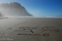 Another love statement in the sand.